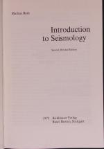 Introduction to seismology.