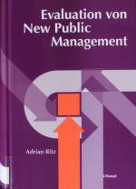 Adrian Ritz: Evaluation von New Public M