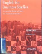 Ian Mackenzie: English for business stud