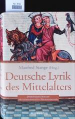 Deutsche Lyrik des Mittelalters.