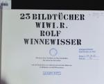 23 Bildtücher, Wiwi. R. Ausstellung, Kunstmuseum Luzern, 5. Mai - 17. Juni 1990.