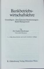 Bankbetriebswirtschaftslehre.