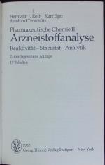Roth, Hermann J.: Arzneistoffanalyse.