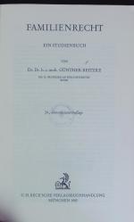 Günther Beitzke: Familienrecht.