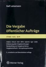 Ralf Leinemann: Die Vergabe öffentlicher