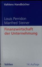 Louis Perridon: Finanzwirtschaft der Unt