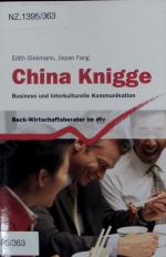 Edith Diekmann: China Knigge. Business u