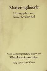 Werner Kroeber-Riel: Marketingtheorie. V