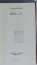 Erskine Caldwell: Opossum. Roman.