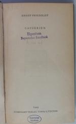 Ernst Penzoldt: Causerien.