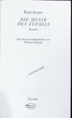 Paul Auster: Die Musik des Zufalls. Roma