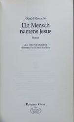 Gerald Messadié: Ein Mensch namens Jesus
