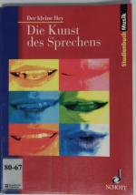 Julius Hey: Die Kunst des Sprechens. Nac