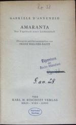 Annunzio, Gabriele d