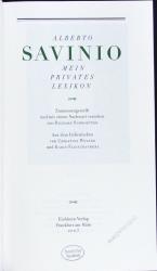 Alberto Savinio: Mein privates Lexikon.