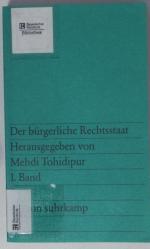 Tohidipur, Mehdi [Herausgeber]: Der bürg