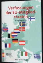 Adolf Kimmel: Verfassungen der EU-Mitgli