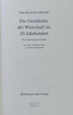 Galbraith, John K.: Die Geschichte der W