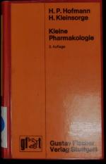 Kleine Pharmakologie fuer medizinische und pharmazeutische Assistenzberufe.