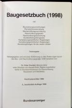 Baugesetzbuch (1998).