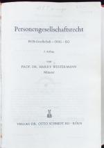 Personengesellschaftsrecht.