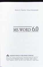 MS Word 6.0.