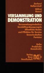 Gerhard Halberstadt: Versammlung und Dem