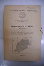 Hydrogeologie du maroc. (Zone francaise). XIXe Congres Geologique International. Monographies Regionales. 3e Serie: Maroc - No. 4.