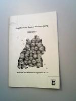 Jagdbericht Baden-Württemberg für das Jahr 2002/2003. (= Berichte der Wildforschungsstelle Nr. 10, Aulendorf 2003)