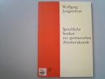 Wolfgang Jungandreas: Sprachliche Studie