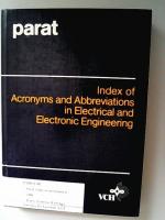 Parat-Index of Acronymus and Abbreviations in Electric and Electronic Engineering