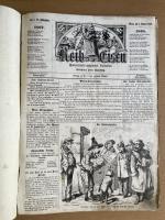 Reib-Eisen. - Humoristisch-satyrisches Volksblatt. 2 Jahrgänge 1867, 1868  (je 52 Hefte komplett)