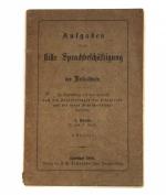 Aufgaben für die stille Sprachbeschäftigung in der Volksschule. In Verbindung mit dem Lesebuche nach den Anforderungen des Lehrplanes und der neuen Rechtschreiblehre bearbeitet. 1. Klasse (2. und 3. Kurs)