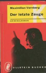 Maximillian Vernberg: Der letzte Zeuge