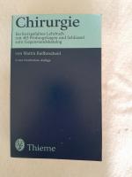 Chirurgie - e. kurzgefasstes Lehrbuch mit 403 Prüfungsfragen und Schlüssel zum Gegenstandskatalog