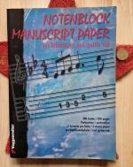 Notenblock Manuscript Paper mit Tabulatur / incl. Guitar tab