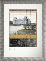 Wrapped Reichstag. Project for Berlin No. 14. [1994]. [Signiertes Offset, gerahmt / signed offset orint, framed].
