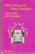 Ulrich Horstmann: Oscar Wilde zum Vergnü Ulrich Horstmann: Oscar Wilde zum Vergnü