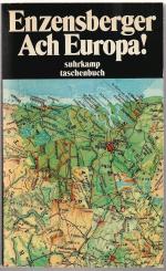 Enzensberger, Hans Magnus: Ach Europa! -