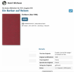 Henri Michaux: Ein Barbar auf Reisen / D