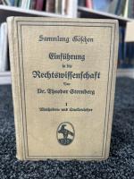 Dr. Theodor Sternberg: Einführung in die Dr. Theodor Sternberg: Einführung in die