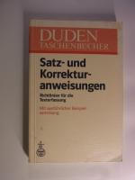 Satz- und Korrekturanweisungen - DUDEN-Taschenbücher - Richtlinien für die Texterfassung