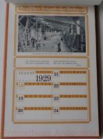 Illustrierter Wochenkalender 1929.