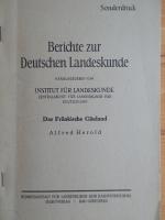 Das Fränkische Gäuland. Preisschrift.