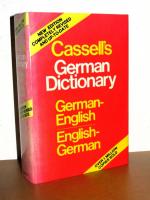 Cassell's - German Dictionary - German-Englisch English-German - New Edition - Completely Revised and Up-To-Date