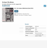 Enrique Vila-Matas: Dublinesk / Die Ande