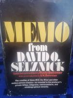 BEHLMER, Rudy  (Editor): Memo from David