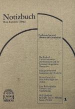 Notizbuch 1: Psychoanalyse und Theorie der Gesellschaft