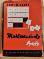 Mathematische Spiele (anno 1933)