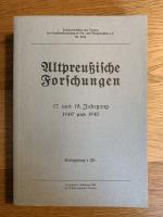 Altpreussische Forschungen - Jahrgang 1- Altpreussische Forschungen - Jahrgang 1-